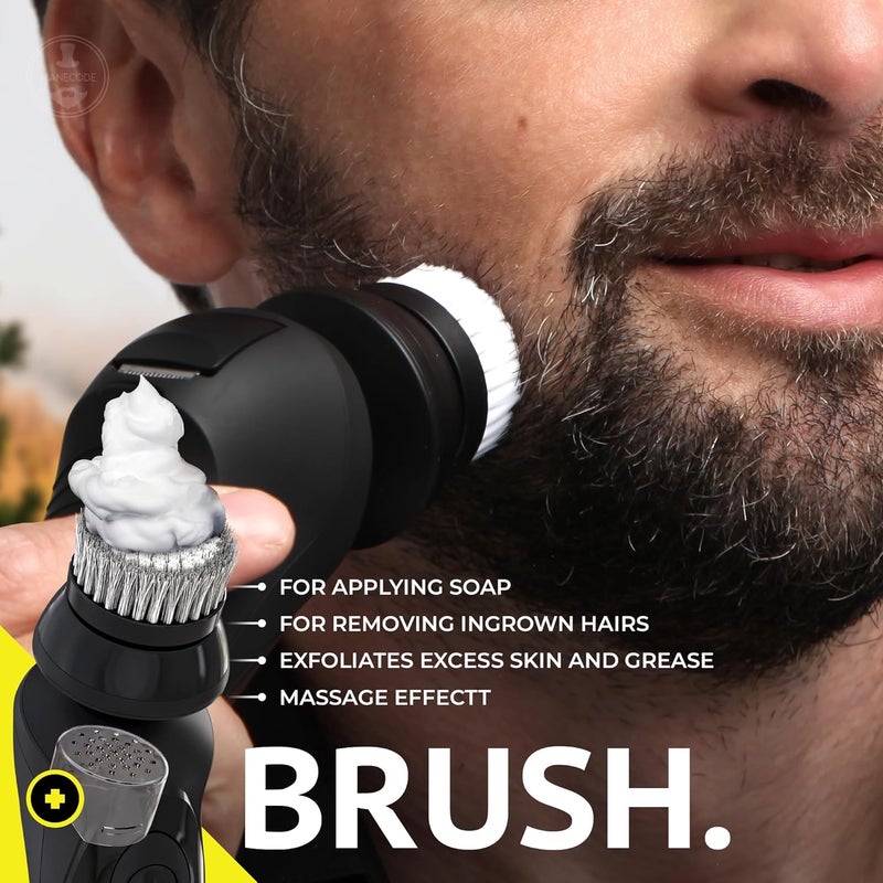 MANECODE ® 7-in-1 Electric Razor for Men - Shaver with Floating 8 Contouring Technology® and IQ Cleaning Sensor® - Image 5